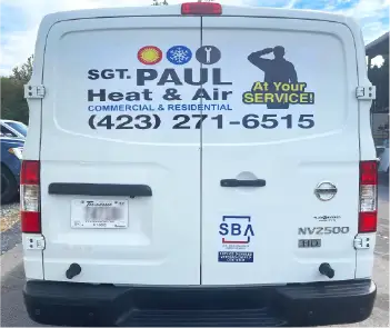 Sgt. Paul Heat & Air service truck